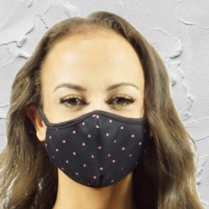 Made in Nevada Pink Dots Face Mask