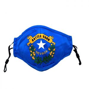 Made in Nevada Battle Born Kids/Youth Mask – Blue