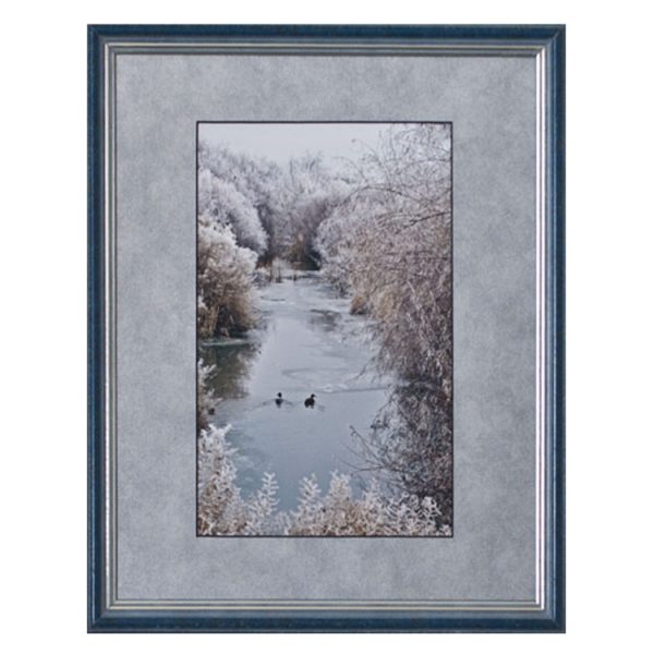 Made in Nevada Frosty Stream – Framed Print