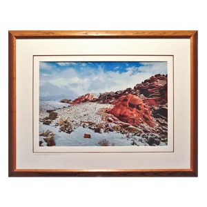 Made in Nevada Winter Wonders at Red Rock, NV – Framed print