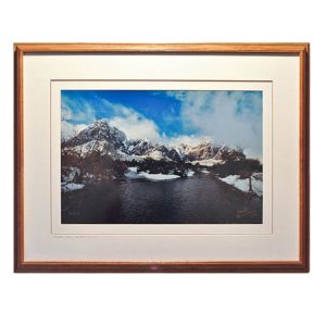Made in Nevada Winter Storm, Red Rock, NV – Framed print