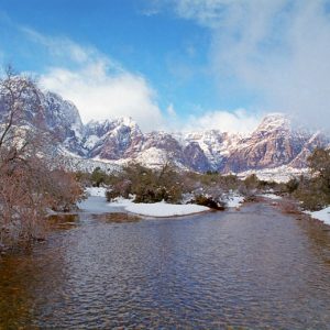 Made in Nevada “Winter Storm, Red Rock, NV” – Color Photographic Print