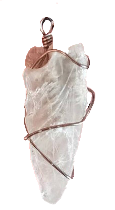 Product image of  Large Raw Selenite Pendant