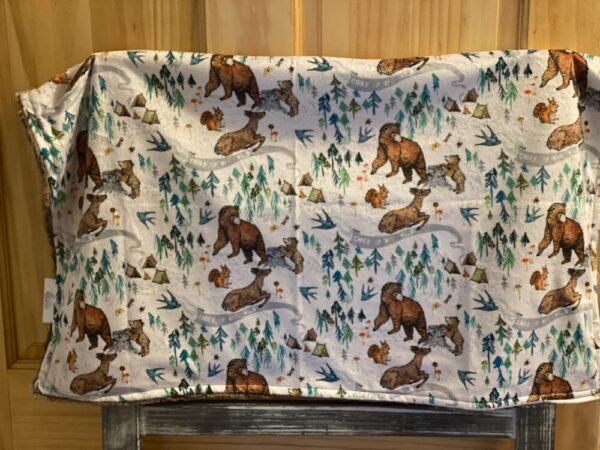 Product image of  Wild Child Baby Blanket in Minky