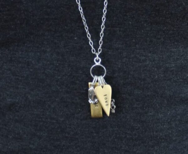 Made in Nevada Love Charm Necklace