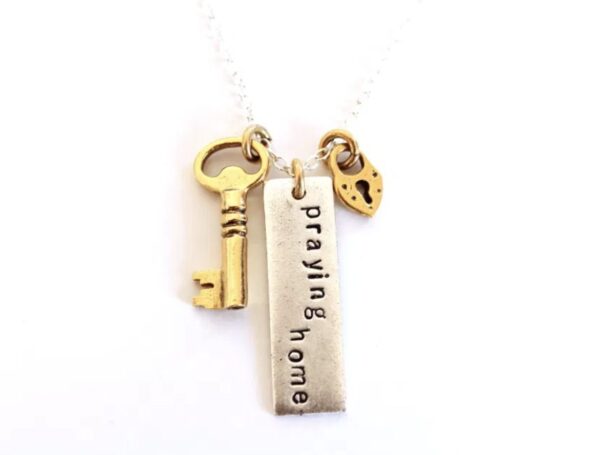 Made in Nevada Heart Lock and Key Necklace