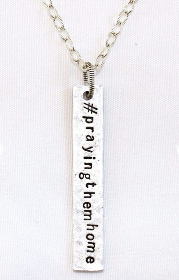 Made in Nevada #PTH Long Bar Necklace