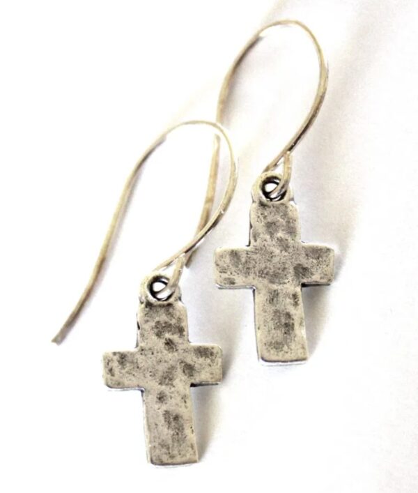 Made in Nevada Small Cross Earrings