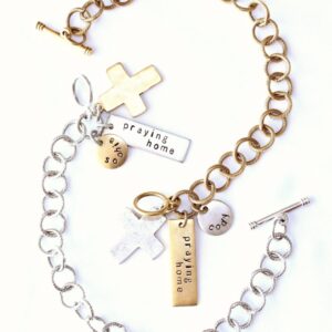 Made in Nevada Large Cross Looped Bracelet