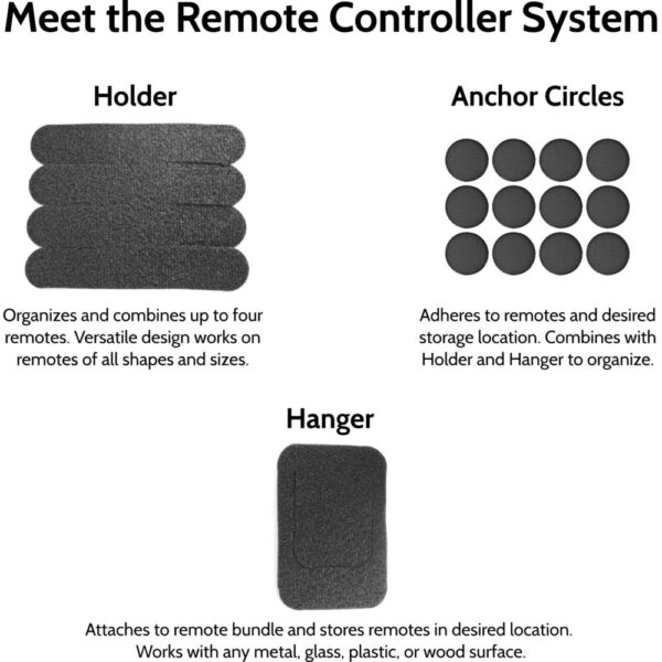 Made in Nevada Remote Controller System – Universal Remote Control Organizer