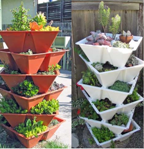 Made in Nevada Stackable Grow Pot for Home Gardens