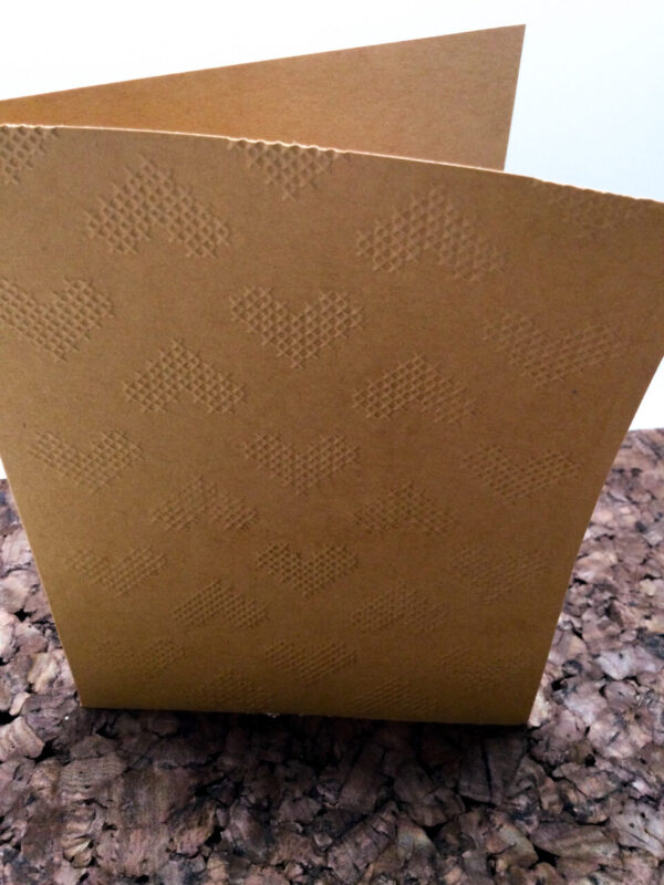 Made in Nevada Embossed hearts note cards