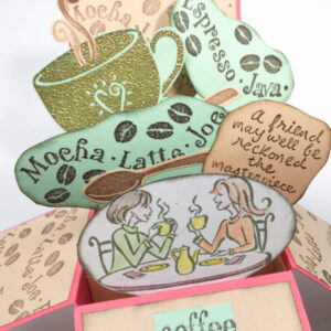 Product image of  Coffee and Friends Box Pop Up Card
