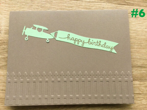 Airplane Birthday card