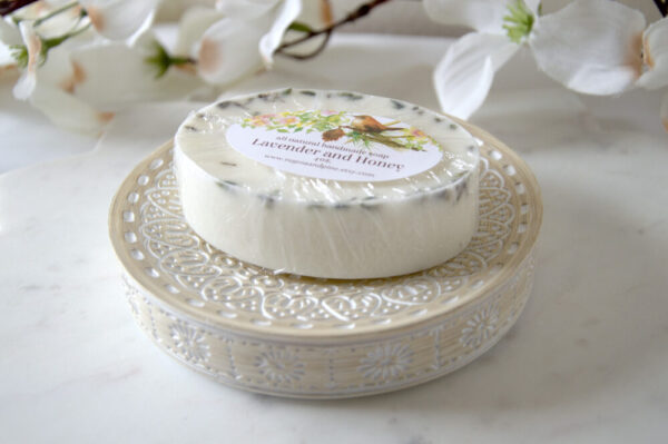 Product image of  Lavender Honey Goat’s Milk Soap All Natural Handmade