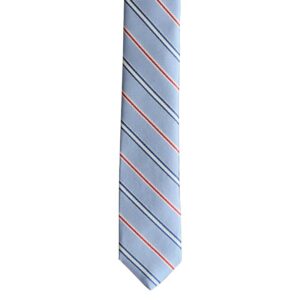 Made in Nevada Light Blue necktie with red/white/blue stripes
