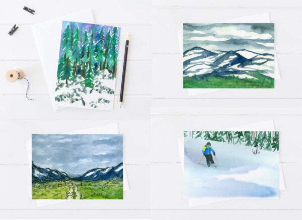 Product image of  Nevada Winter Landscape Card Set