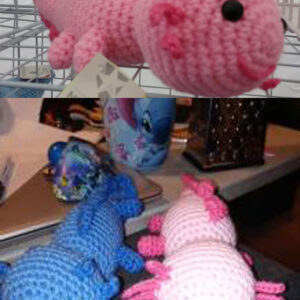 Made in Nevada Axolotls Stuffed Animal