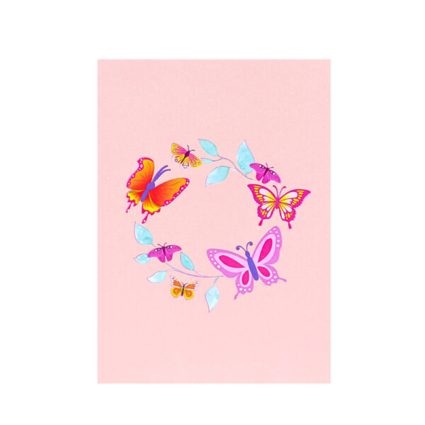 Made in Nevada Butterflies Personalized Pop Up Greeting Card