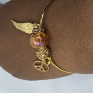 Made in Nevada Peaceful Wing Charm Bracelet