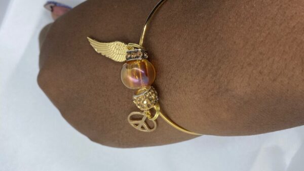 Made in Nevada Peaceful Wing Charm Bracelet