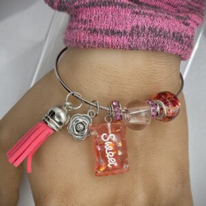 Made in Nevada Pink Sweets Charm Bracelet