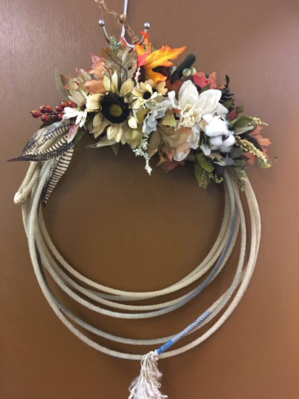 Made in Nevada Custom Ranch Rope Wreath