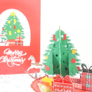 Made in Nevada Christmas Tree and Gift Pop Up 3D Card
