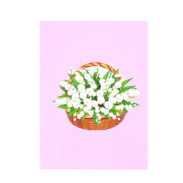 Made in Nevada Lilies Flower Pop Up Greeting Cards