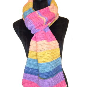 Made in Nevada Spring, Where? Hand-Crocheted Scarf-Wrap – Cool Cotton Collection