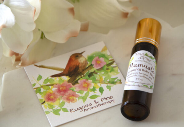 Product image of  Yoga Essential Oil Calming Roller Blend Inhaler Mat Spray Set
