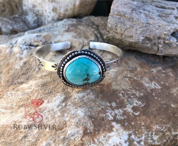 Made in Nevada Lander County Turquoise Cuff
