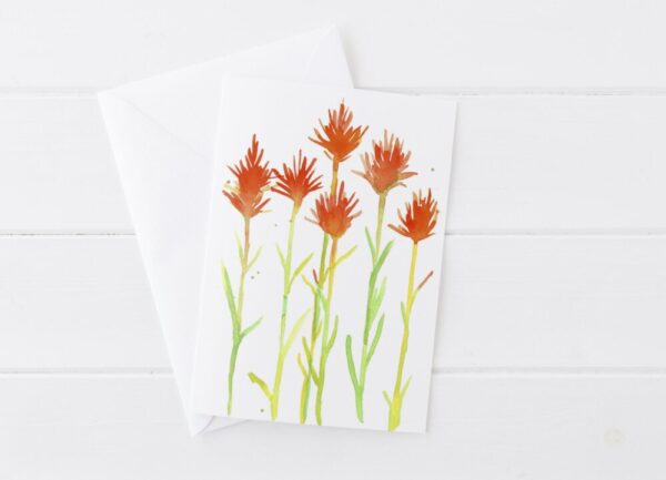Product image of  Desert Wildflowers Blank Greeting Card Set Lupines Indian Paintbrush