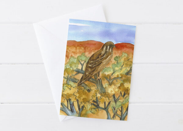 Made in Nevada Raptors Greeting Card Set Birds Of Prey Desert Landscapes