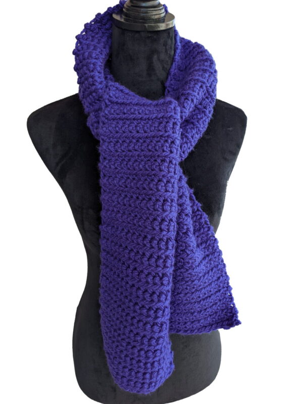 Made in Nevada Agape à Grape – Crocheted Scarf for Youth