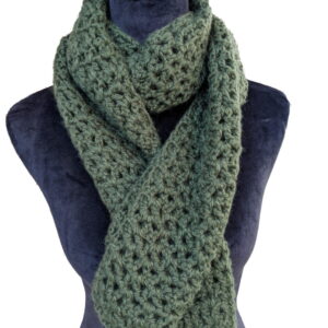 Made in Nevada Army Charm – Crocheted Scarf for Women