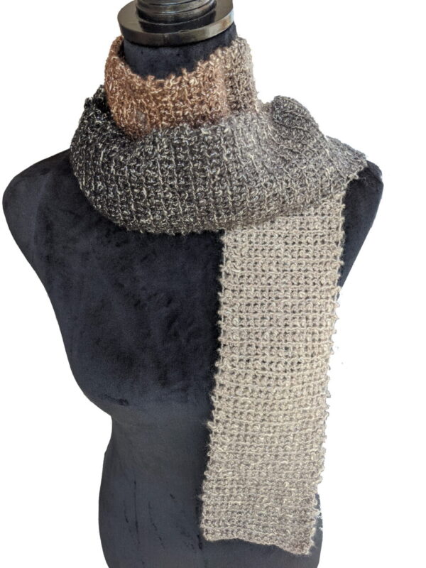 Made in Nevada Gemstoned – Crocheted Scarf for Women for Spring-Summer
