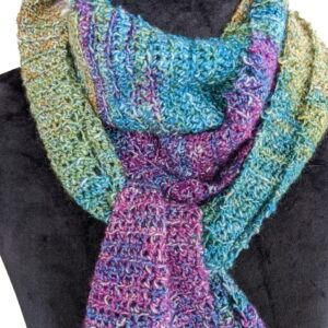Made in Nevada Jewel-osity Hand-Crocheted Scarf – Cool Cotton Collection