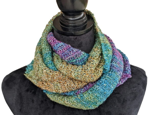 Made in Nevada Jewel-osity – Crocheted Scarf for Women for Spring-Summer