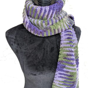 Made in Nevada Lavender As-pair-i-guess – Crocheted Scarf for Women