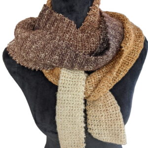 Product image of  Lehman Caves-y – Crocheted Scarf for Women for Spring-Summer