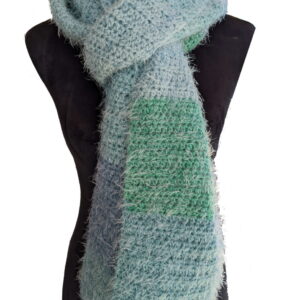 Made in Nevada Merm Whorld Hand-Crocheted Scarf – Supersoft Luxe Collection