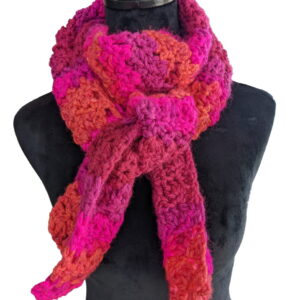 Made in Nevada Oruchsia – Crocheted Scarf for Women