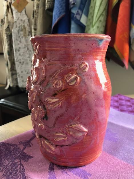 Made in Nevada Pink Pussywillow vase