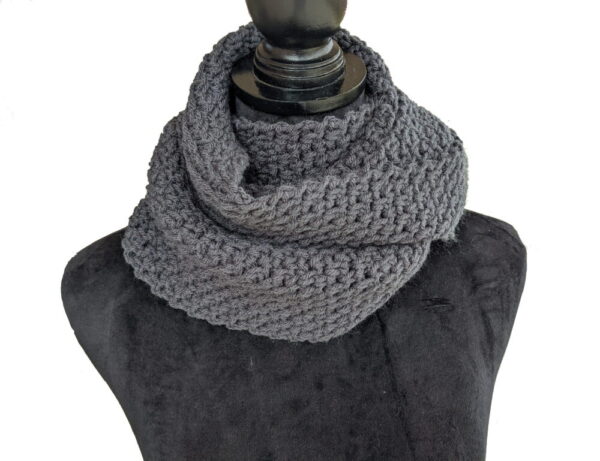 Made in Nevada Steeled Hand-Crocheted Scarf for Women & Men