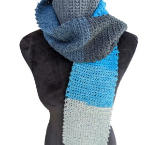 Made in Nevada Suspended Seahorse Hand-Crocheted Scarf