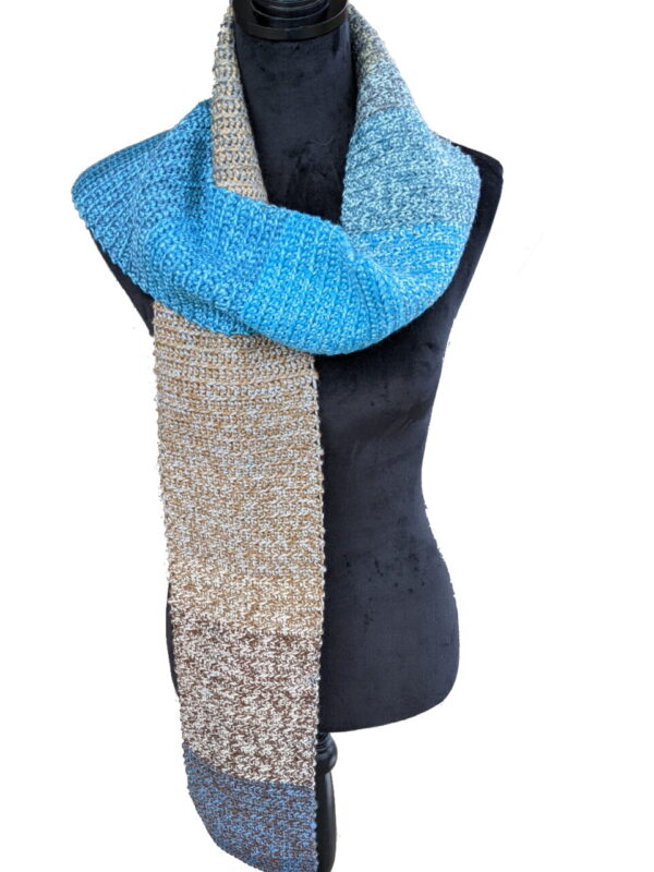 Made in Nevada Tweed-le Dee-light – Crocheted Scarf for Women & Men