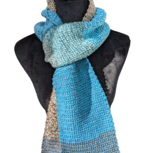 Product image of  Tweed-le Dee-light – Crocheted Scarf for Women & Men