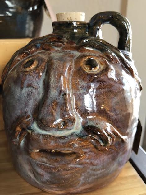 Made in Nevada Miners Face Jug