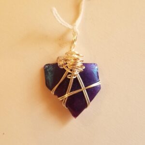Made in Nevada Pendant – Purple ‘A’